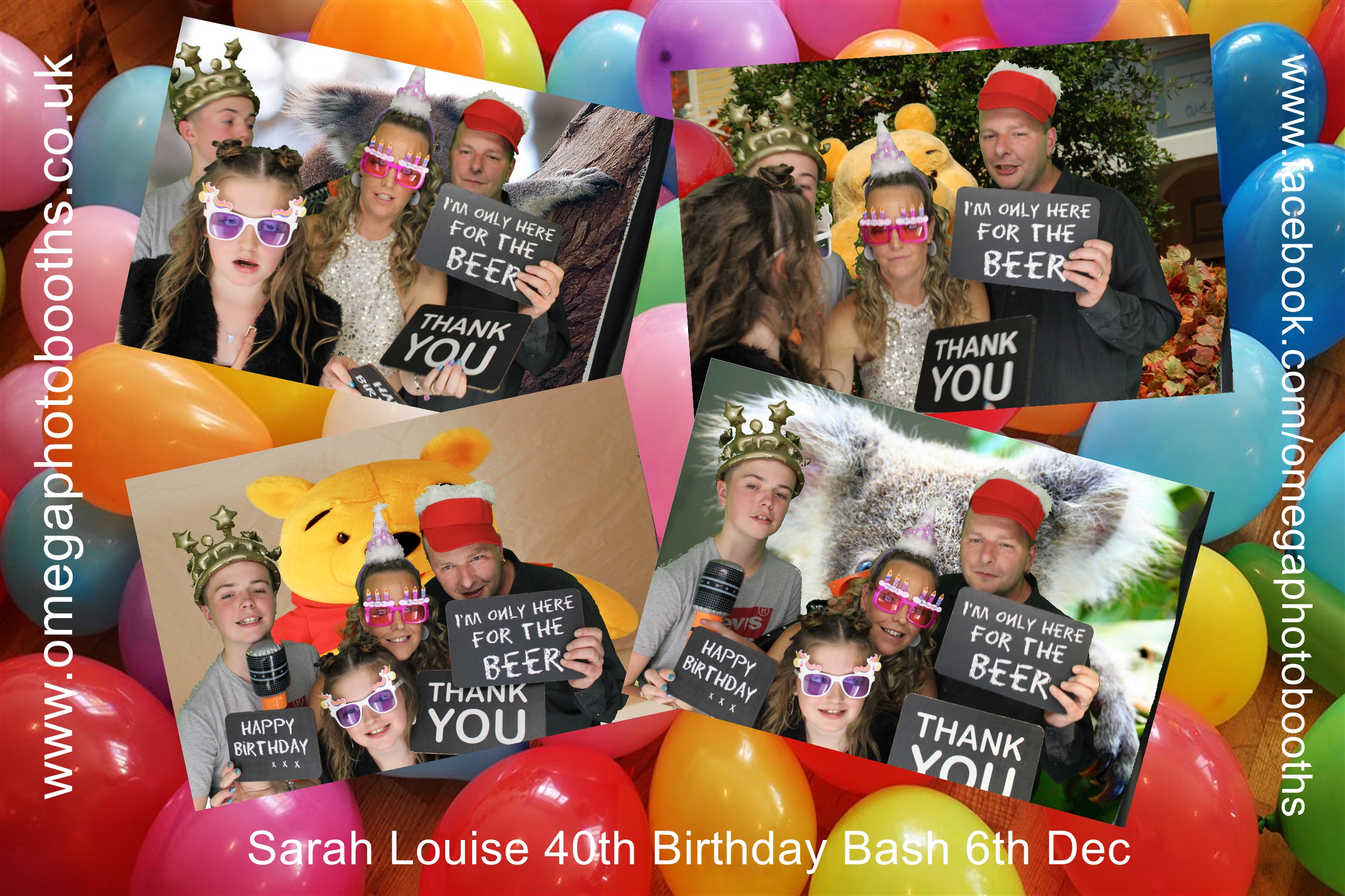 Sarah Louise 40th  | View more photos from the event at gallery.omegaphotobooths.co.uk/u/Omega-Photobooths/Sarah-Louise-40th